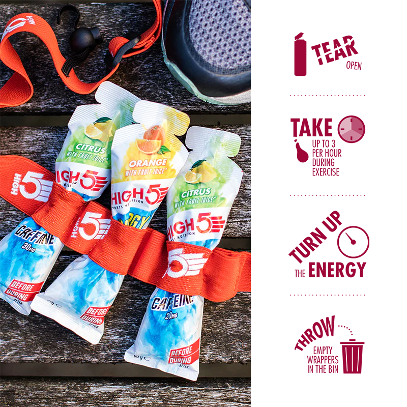HIGH 5 Energy Gel Aqua Caffeine