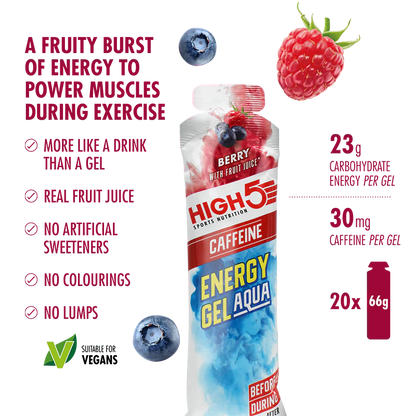 HIGH 5 Energy Gel Aqua Caffeine