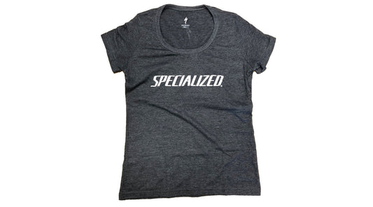 SPECIALIZED PODIUM TEE WMN CHAR HTHR/WHT L-Specialized